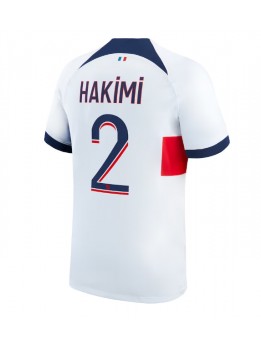 Paris Saint-Germain Achraf Hakimi #2 Replika Borta Kläder 2023-24 Kortärmad